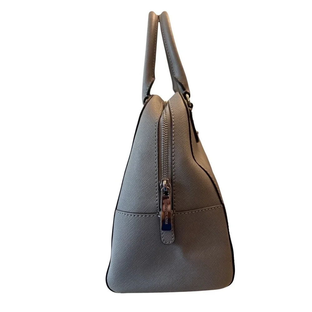 Michael Kors Cindy Dome Saffiano Leather Tan‎ Nude Travel Satchel Bag
